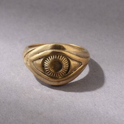 Talisman Böser Blick Schutz Augen Ring gold