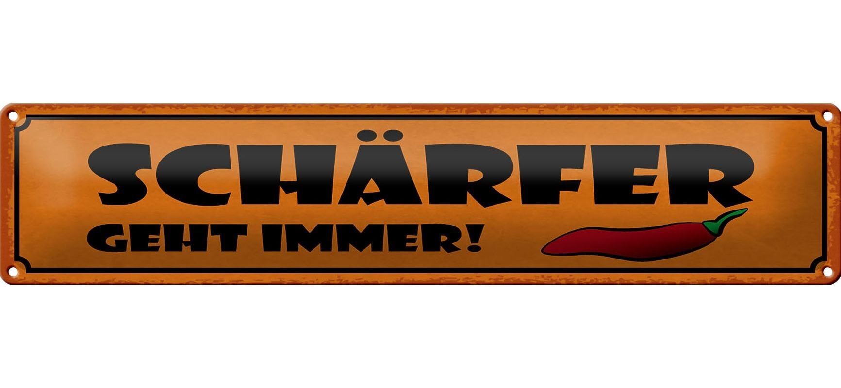 La targa in metallo con la scritta 46x10 cm più nitida è sempre una decorazione