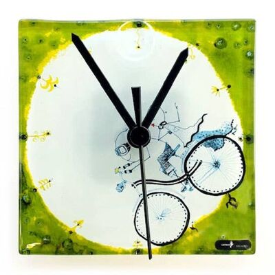 Reloj de pared Graficiity Biker 13X13 Cm