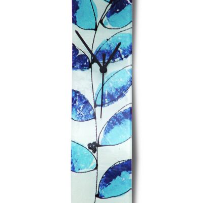 Leaf Light Blue-Dark Blue Wallpaper 10X41 Cm