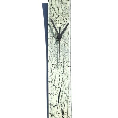 Crackled White Wall Clock 6X41 Cm