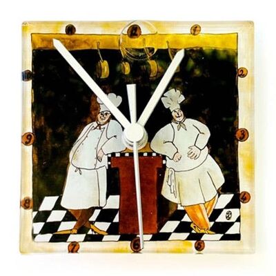 Graficity Chef-Wanduhr, 13 x 13 cm