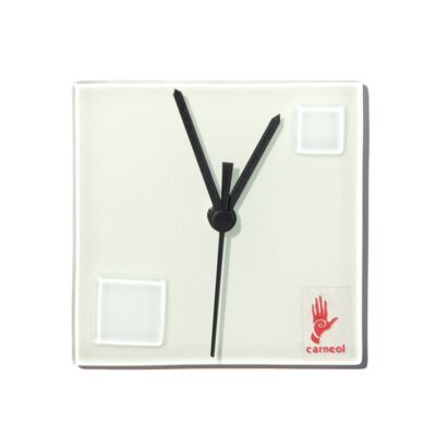 Orologio da Parete Patchy Bianco-Bianco 13X13 Cm