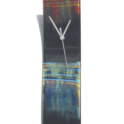 Blur Black-Rainbow Glaswanduhr 10 x 41 cm