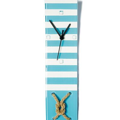 Orologio da Parete Nautico Azzurro 10X41 Cm