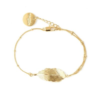 Zéphyr Gold Leaf Bracelet