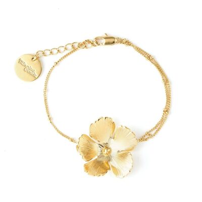 Orphée Gold Flower Bracelet
