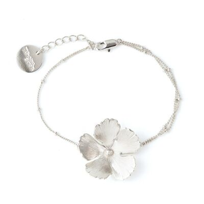 Orphée Silver Flower Bracelet