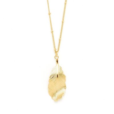 Zéphyr Gold Leaf Necklace