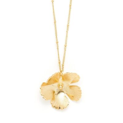 Orphée Gold Flower Necklace