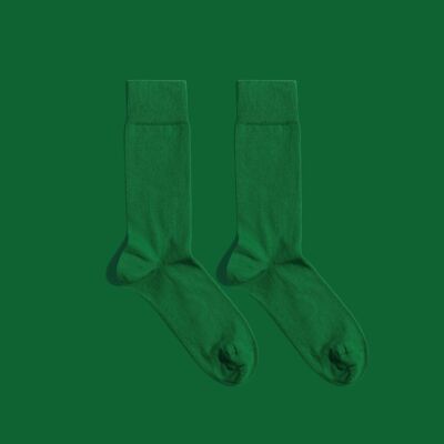 Collezione Essential - Calzini tinta unita - Verde - Campi Smeraldo