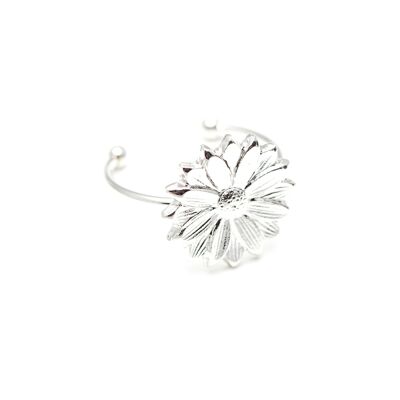 Maïa Silver Adjustable Flower Ring