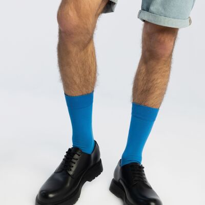 Essential Collection – Einfarbige Socken – Blau – Azure Dream