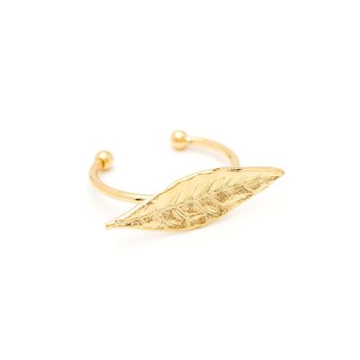 Anillo Thalie Gold Leaf ajustable