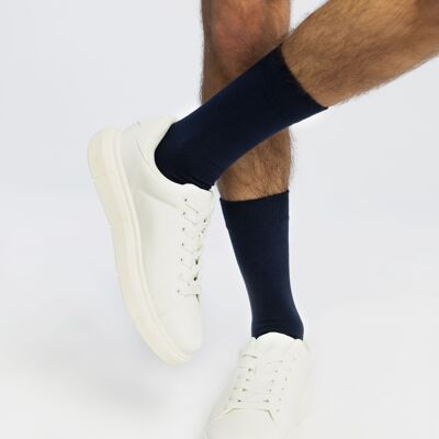 Essential Collection - Solid Colour Socks - Navy - Midnight Muse