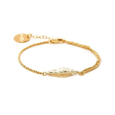 Thalie Gold Leaf Bracelet
