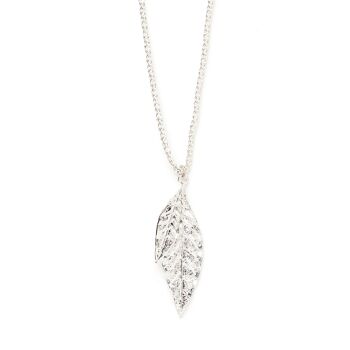 Collier Thalie Argent Feuilles 1