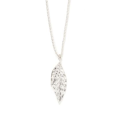 Necklace Thalie Silver Leaves