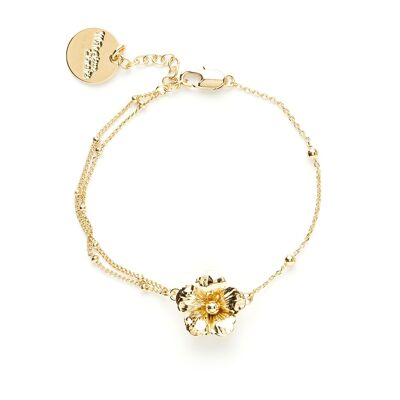 Gaïa Gold Flower Bracelet