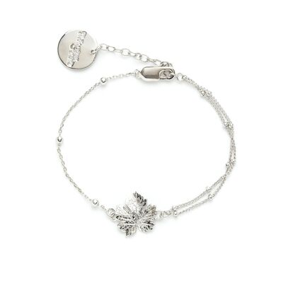 Bracciale Foglia Argento Hera