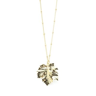 Hera Gold Leaf Halskette