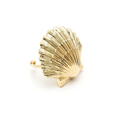 Anillo ajustable Maxi Nérée Gold Shell