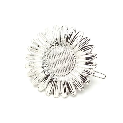 Maxi Barrette Maïa Silver Flower