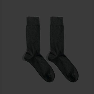 Collezione Essential - Calzini tinta unita - Nero - Noir Elegance