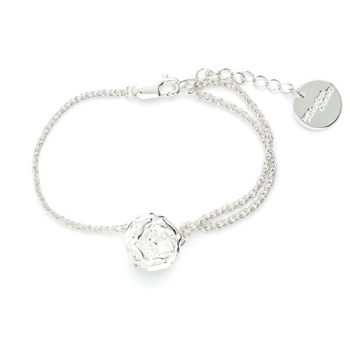 Bracelet Aglaé Argent Fleur