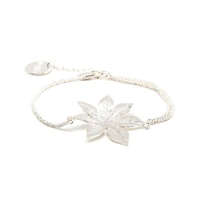 Armband Chloris Silber Blume