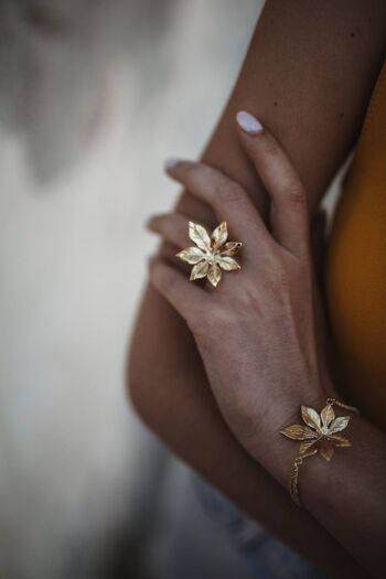 Bracelet Chloris Argent Fleur 3