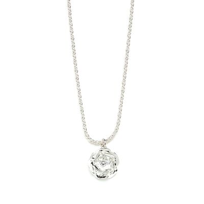 Collier Aglaé Argent Fleur