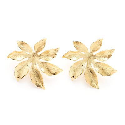 Maxi Chloris Gold Flowers Ohrstecker