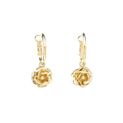 Pendientes Mini Aro Aglaé Gold Flowers