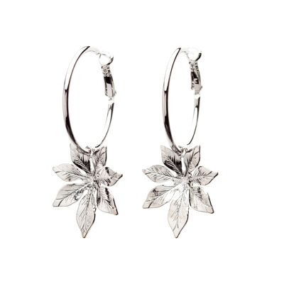 Piccoli cerchi di fiori d'argento Chloris