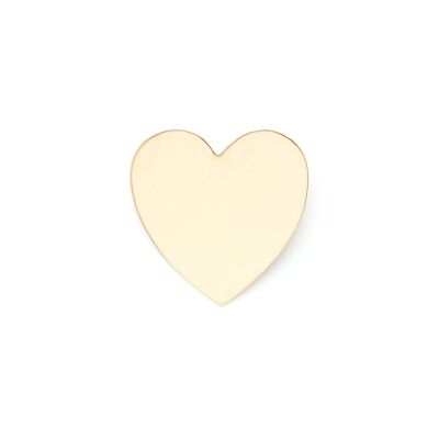 Spilla a forma di cuore d'oro Afrodite