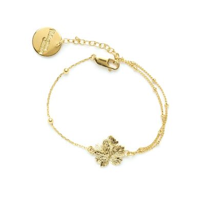 Hera Gold Leaf Bracelet