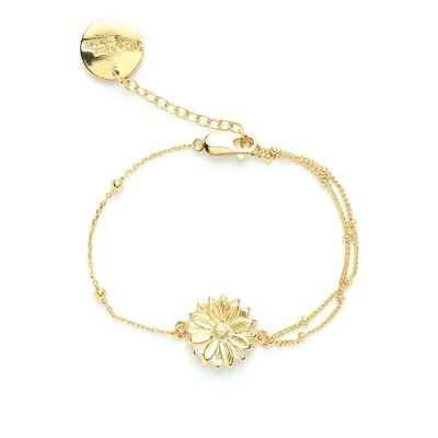 Maïa Gold Flower Bracelet