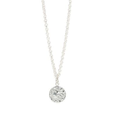 Collier Hestia Argent Rond Martelé