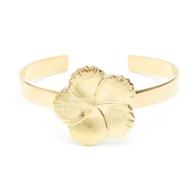 Helios Gold Flower Bangle