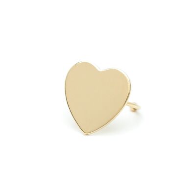 Aphrodite Gold Heart Adjustable Ring