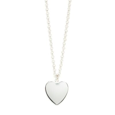 Aphrodite Silver Heart Necklace
