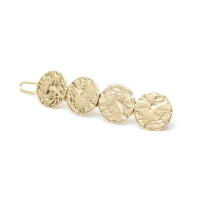 Mini Barrette Hestia Gold Round Martellato