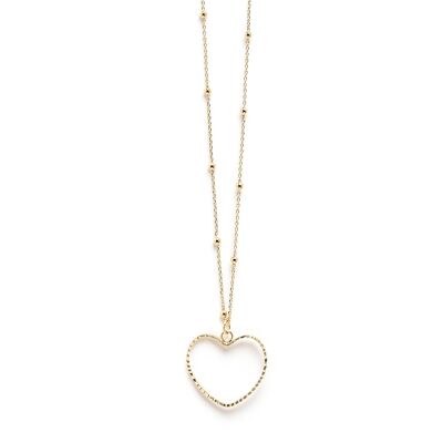 Aura Gold Heart Necklace