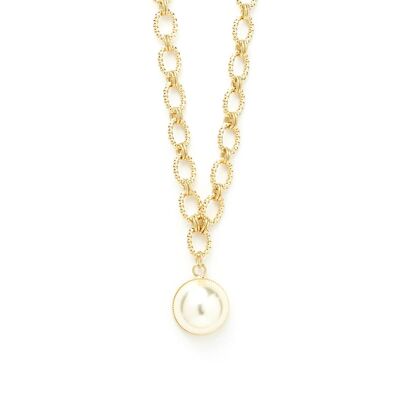 Maxi Necklace Nélya Gold Pearl