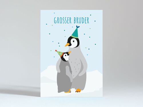 Postkarte "Großer Bruder"