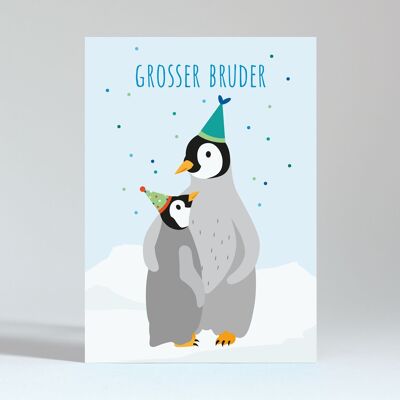 Postkarte "Großer Bruder"