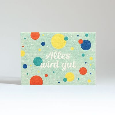 Mini tarjeta “Todo irá bien”
