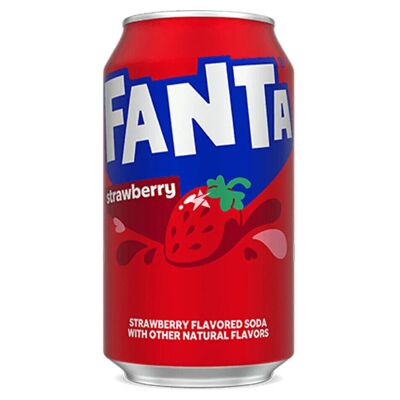 Soda aromatisé à la fraise Fanta