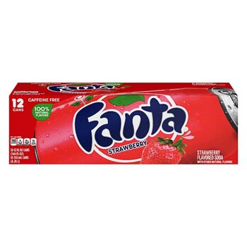 Soda aromatisé à la fraise Fanta 2